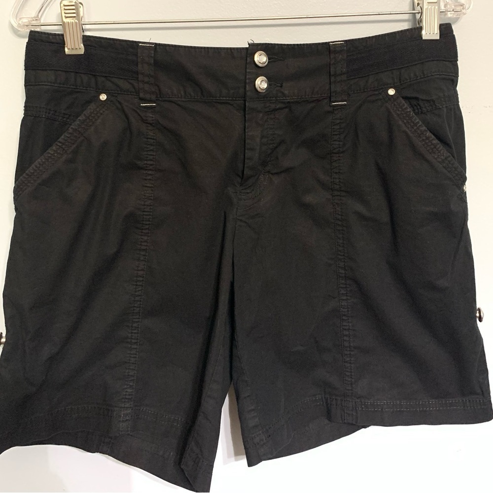 INC INTERNATIONAL CONCEPTS WOMENS BLACK SHORTS SIZE 4
